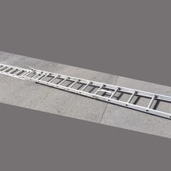 世田谷区近辺配送可能　アルミ伸縮2連はしご Kansaka Cosmos csm-74型 全長7.27m 梯子 世田谷区近辺配送可能 アルミ伸縮2連はしご Kansaka Cosmos csm-74型