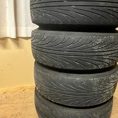 ♫ 15インチ 6.5J オフセット43 アルミホイール　リジッドレーシング　165/50R15タイヤ付き