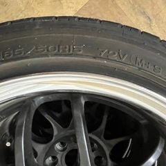♫ 15インチ 6.5J オフセット43 アルミホイール　リジッドレーシング　165/50R15タイヤ付き