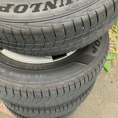 最終値下げ ダンロップ サイレントコア ルマン5＋195/65/15 バリ山