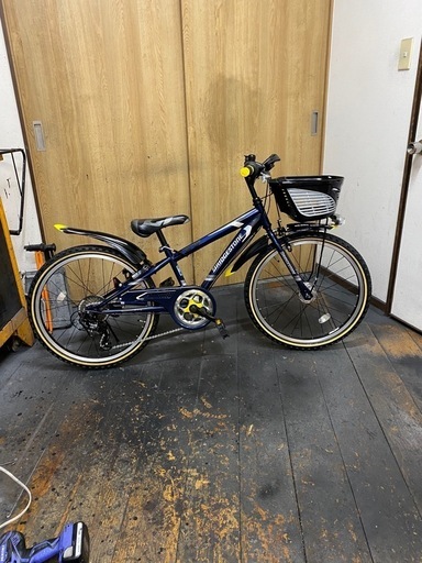 中古車　BRIDGESTONE クロスファイヤーJr　22インチ　7段変速　LEDオートライト　CIデッキ付き　美品