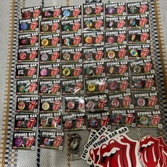 ローリング
ストーンズ50周年　サントリーとコラボ　缶バッチ全50品セット
