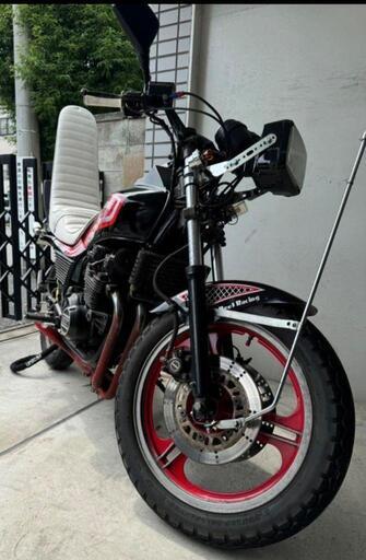 GPZ400F 車検有り 赤 黒 走行距離18600km 三段シートバイク カワサキ