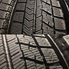 【BS BLIZZAK VRX 155/65R14】スタッドレス【日産 純正ホイール 14インチ 4.5J4HPCD100+45】20年製 バリ溝 モコ デイズ等　(VTL116)