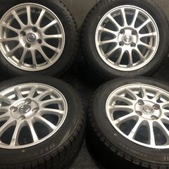 【BS BLIZZAK VRX 155/65R14】スタッドレス【日産 純正ホイール 14インチ 4.5J4HPCD100+45】20年製 バリ溝 モコ デイズ等　(VTL116)