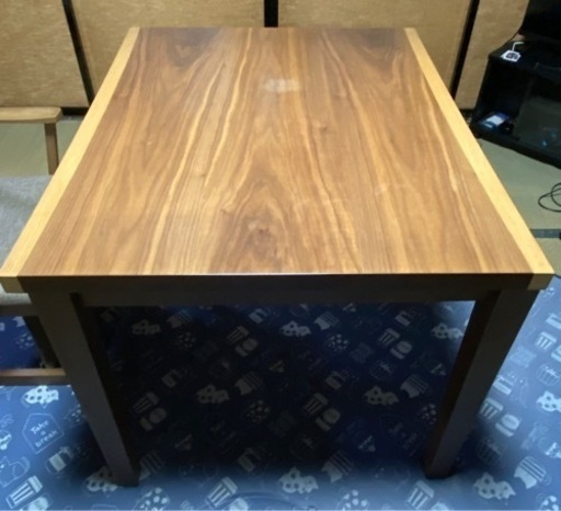 家具　ダイニングテーブル\u0026椅子1脚　1〜2人用　コタツ付き
