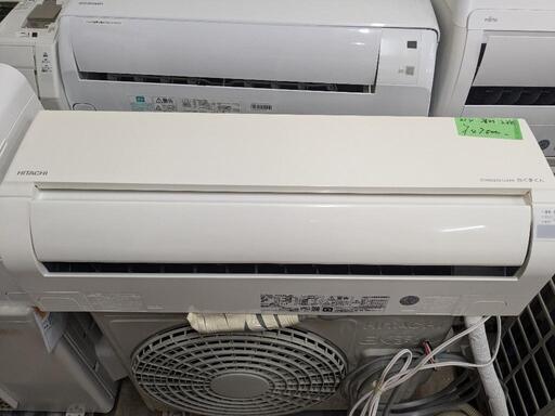 取付込2021年式2,2k6-8畳 氷結洗浄 分解洗浄済日立