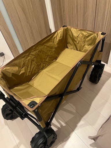お話し中ワイドホイールキャリーワゴン★キャンプ用品