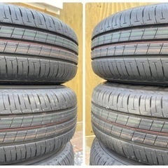 札幌搬入可 新車外し 超美品 BRIDGESTONE ECOPIA EP150 155/70R13 75S スズキ純正 エブリィワゴン DA17W ホイールキャップ付 スチールホイール4本セット