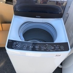 NO 334 🌈福岡市内配送設置無料✨🌈  JW-C55D-K(ホワイト) Haier Joy Series 全自動洗濯機 上開き 洗濯5.5k