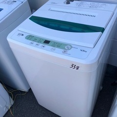 NO 338 🌈福岡市内配送設置無料✨🌈　ヤマダ電機オリジナル　全自動電気洗濯機　(4.5kg) HerbRelax YWM-T45A1(W)