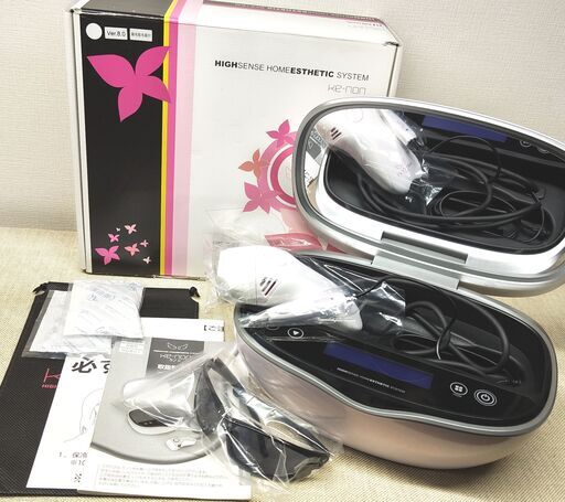 【残99%以上】脱毛器 ケノン NIPL-2080-KEPW Ver8.0 眉毛脱毛器付き パールホワイト