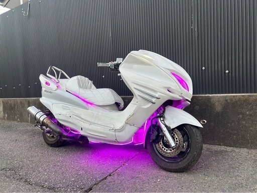 全国陸送可能 マジェスティ C 250 SG03J 白 マジェ フルカスタム LED 1200発 関東 茨城 千葉 東京 埼玉 群馬 神奈川 通勤 バイク