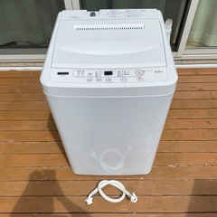 美品】全自動洗濯機 6.0kg ホワイト