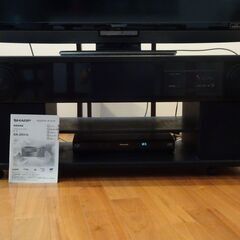 シャープ液晶テレビ　AQUOS LC-52LX1 および AQUOS オーディオ AN-AR410のセット
