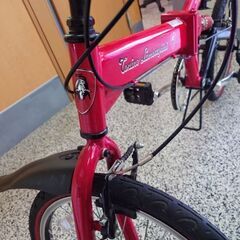  折りたたみ自転車   20インチ  ランボルギーニ レッド