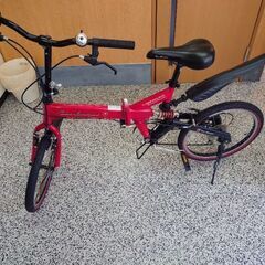  折りたたみ自転車   20インチ  ランボルギーニ レッド