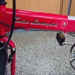  折りたたみ自転車   20インチ  ランボルギーニ レッド