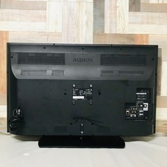 即日受渡❣️SHARP AQUOS40型色鮮やかでクリアな映像再現、裏番組録画