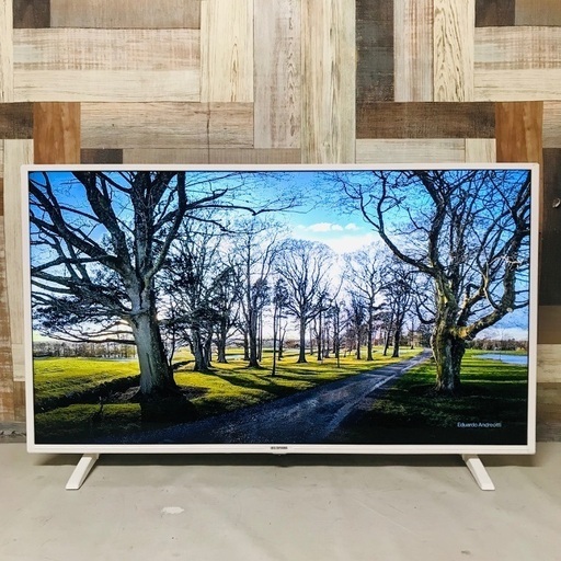 即日受渡❣️3年前購入IRIS OHYAMA40型希少なホワイトTV22000円