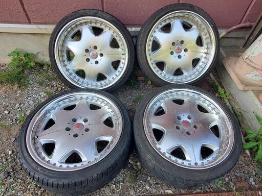 19インチアルミ&タイヤの中古4本セット オートクチュール マニフィック