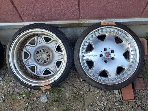 19インチアルミ&タイヤの中古4本セット オートクチュール マニフィック