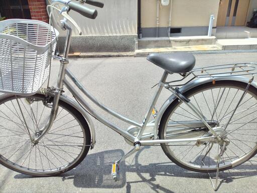 手渡しのみ、10,400円、ステンレス仕様の26インチママチャリ中古自転車