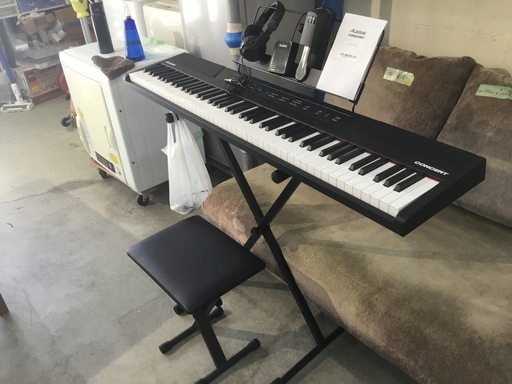 【ALESIS】電子ピアノ（椅子付）　クリーニング済★配送可　管理番号10208
