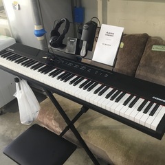 ALESIS】電子ピアノ（椅子付） クリーニング済☆配送可 管理番号10208