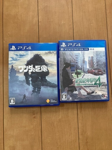 【受渡者決定】PS4とソフト2枚