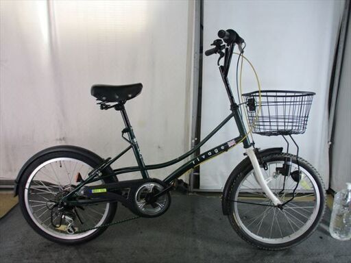 Ｄ689　★　12800円★　ミニベロ中古自転車 【20インチ 　グリーン】
