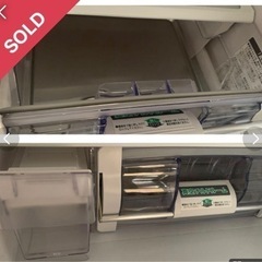 HITACHI R-K320FV(S) スリム冷蔵庫　