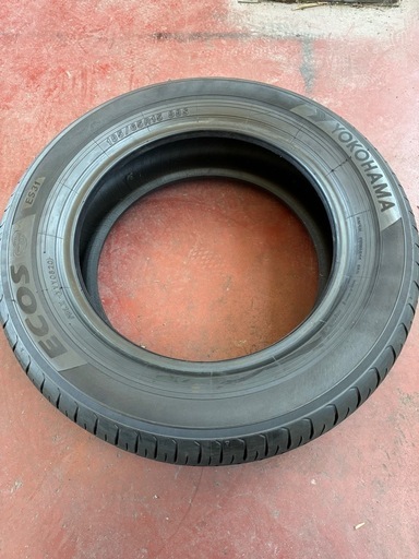 185/65R15 夏タイヤ 9分山 ホイルキャップ付き