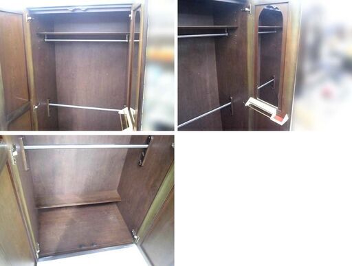 大塚家具 ワードローブ 洋服タンス 幅854mm 奥行き560mm 高さ1780mm