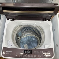 軽トラ無料貸し出し】【Hisense】【洗濯機HW-DG80A】【トレファク所沢店】