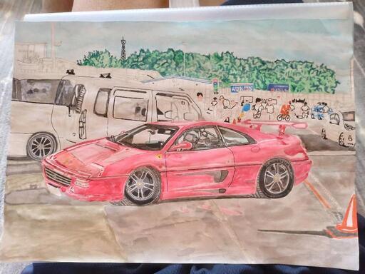 フェラーリイラスト