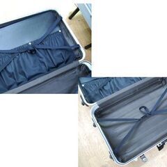 SAZABY アルミ製 4輪キャリーケース 幅53×奥25×高83cm 鍵