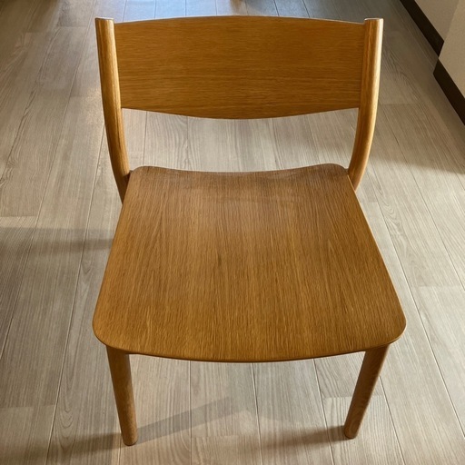 無印良品（MUJI）オーク材　ラウンジチェア