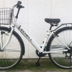 試乗車 ECHELL 27インチ外装6段変速 LEDオートライト