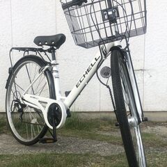 試乗車 ECHELL 27インチ外装6段変速 LEDオートライト