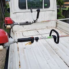 決まりました。ホンダ(HONDA) 草刈機 刈払機   ループハンドル チップソー仕様 片肩掛け 中古品  4サイクル エンジン ガソリン