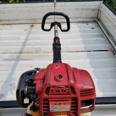 決まりました。ホンダ(HONDA) 草刈機 刈払機   ループハンドル チップソー仕様 片肩掛け 中古品  4サイクル エンジン ガソリン