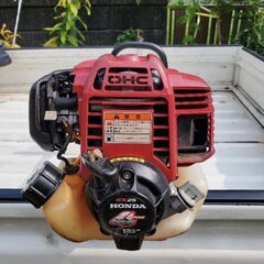 決まりました。ホンダ(HONDA) 草刈機 刈払機   ループハンドル チップソー仕様 片肩掛け 中古品  4サイクル エンジン ガソリン