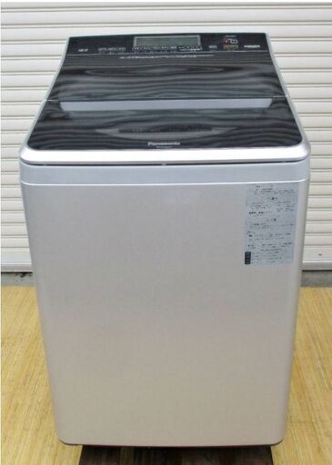【　3ヵ月保証　】大容量　Panasonic　12㎏　洗濯機　NA-FA120V1　動作良好　温水泡洗浄W　タテ型　送風乾燥　2019年製　パナソニック