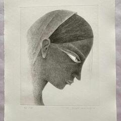 畠中光享　聖らかな瞳　６点　銅版画集　エッチング　限定 銅版画 