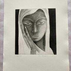 畠中光享　聖らかな瞳　６点　銅版画集　エッチング　限定 銅版画 