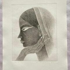 畠中光享　聖らかな瞳　６点　銅版画集　エッチング　限定 銅版画 