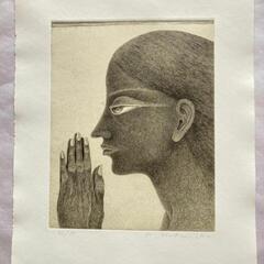 畠中光享　聖らかな瞳　６点　銅版画集　エッチング　限定 銅版画 