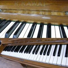 ヴィンテージ K・KAWAI アップライトピアノ No.200 64鍵盤 要調律 音出し確認済み 椅子付き カワイ 札幌市 厚別区