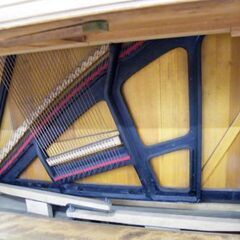 ヴィンテージ K・KAWAI アップライトピアノ No.200 64鍵盤 要調律 音出し確認済み 椅子付き カワイ 札幌市 厚別区